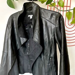 Faux Leather Jacket